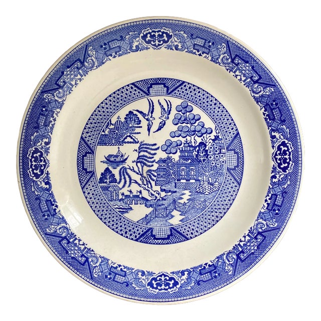 1970s Chinoiserie Style Plate or Platter For Sale