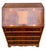 Vintage English Walnut Secretaire, 1930s For Sale - Image 9 of 9