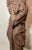 Large Antique 1600's Hand Carved Wood Religious Jesus Crucifix Saint Sculpture For Sale - Image 12 of 16