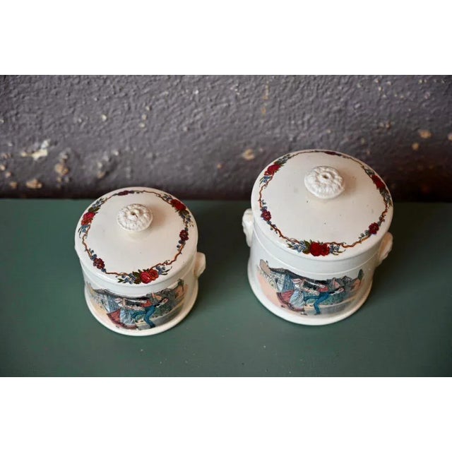 Covered Pots Service Obernai from Sarreguemines, 1940s, Set of 2 For Sale - Image 4 of 7