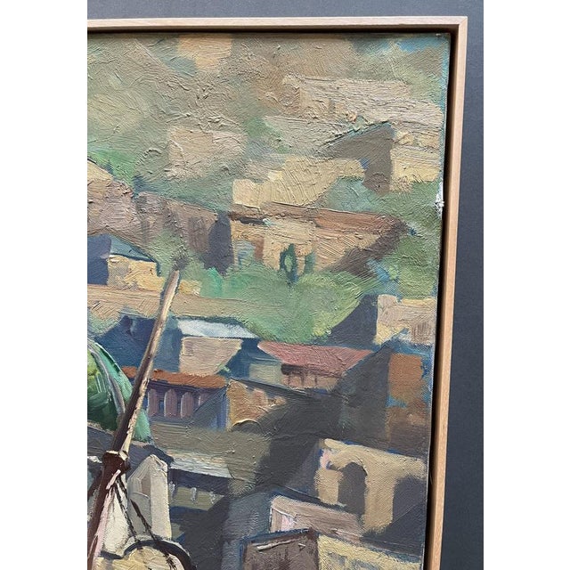 1960s Alfred Richter, Positano, 1960, Oil Painting on Canvas, Framed For Sale - Image 5 of 10
