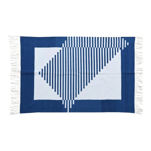 Signy Rug, 5x8, Blue For Sale