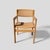 Wood Mid-Century Modern Birch and Cane Accent Chair, 1970s For Sale - Image 7 of 8