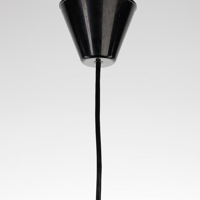 Danish Copper Pendant Lamp by Werner Schou for Coronell Elektro, 1960s For Sale - Image 6 of 9