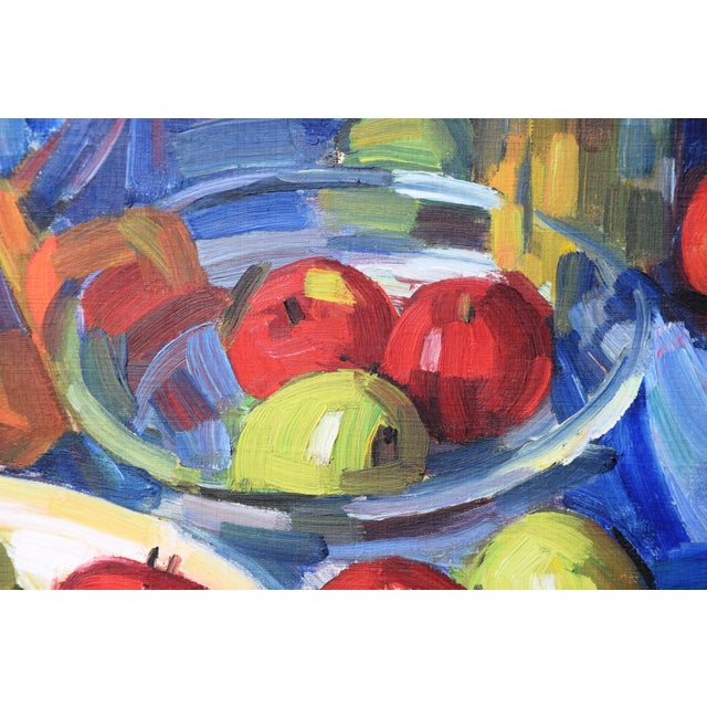 Luise Kornsand, Fruit Still Life, 1941, Oil Painting on Canvas, Framed For Sale - Image 6 of 9