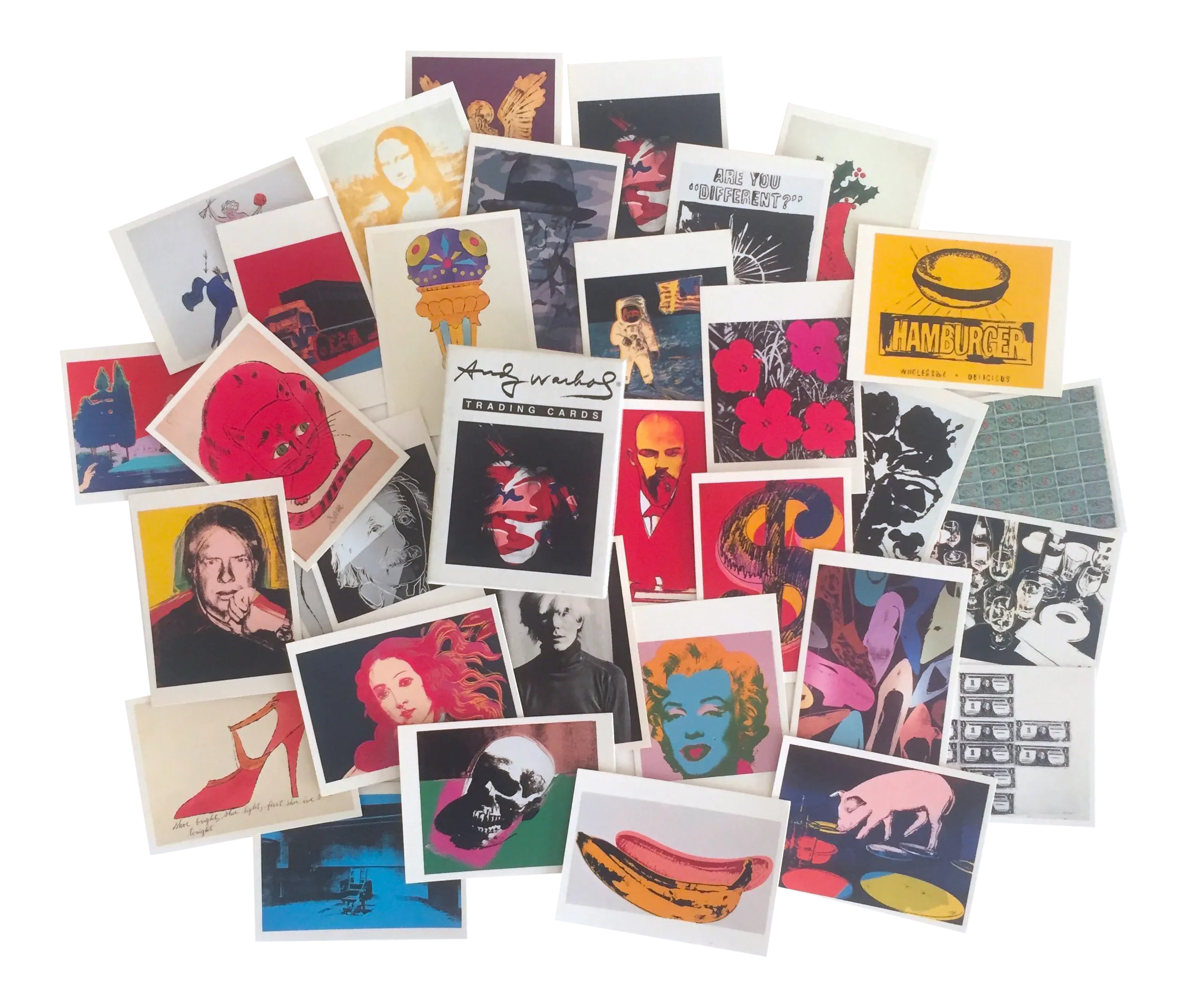 Vintage Andy Warhol Collector's Pop Art Trading Cards - Boxed Set