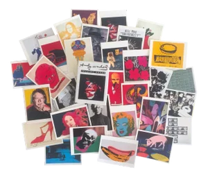 Vintage Andy Warhol Collector's Pop Art Trading Cards - Boxed Set of 36