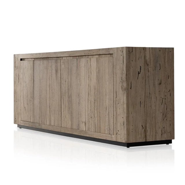 Wood Four Hands Abaso Sideboard, Rustic Wormwood Oak For Sale - Image 7 of 13