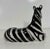 Black Glazed Ceramic Zebra Sculpture, Bassano, 2000s For Sale - Image 8 of 10