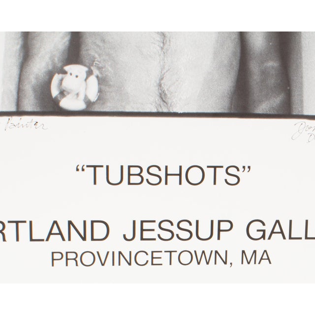 Black 1991 “Tubshots” Keith Haring Exhibition Poster by Don Herron For Sale - Image 8 of 9