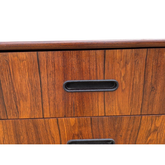 1970s Danish Modern Rosewood Dresser Chest of Drawers Sideboard Console For Sale - Image 13 of 13