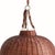 Handwoven of natural rattan and designed in a bellshaped silhouette, this casual, yet refined pendant is scaled for the...