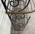 Vintage French Country or Mediterranean Style Wrought Iron Brass Baker’s Rack For Sale In Kansas City - Image 6 of 15