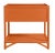 Contemporary Olympia One-Drawer Nightstand in Citrus Orange For Sale - Image 3 of 6