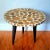 Moroccan Mid-Century Style Wooden and Resin Side Table 1 For Sale - Image 9 of 9