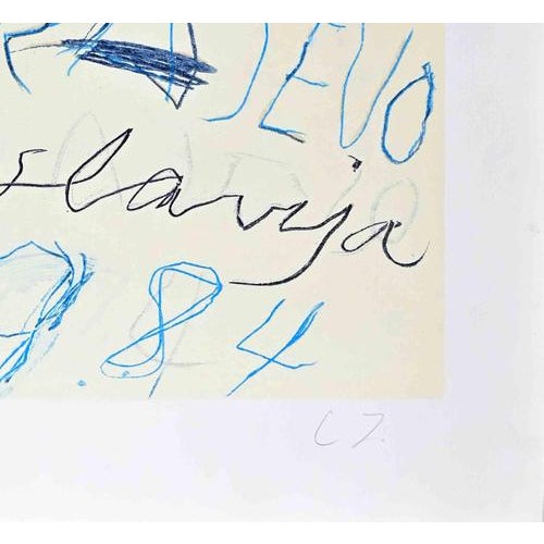 Contemporary Cy Twombly, Sarajevo Winter Olympics, 1984, Etching and Lithograph For Sale - Image 3 of 5