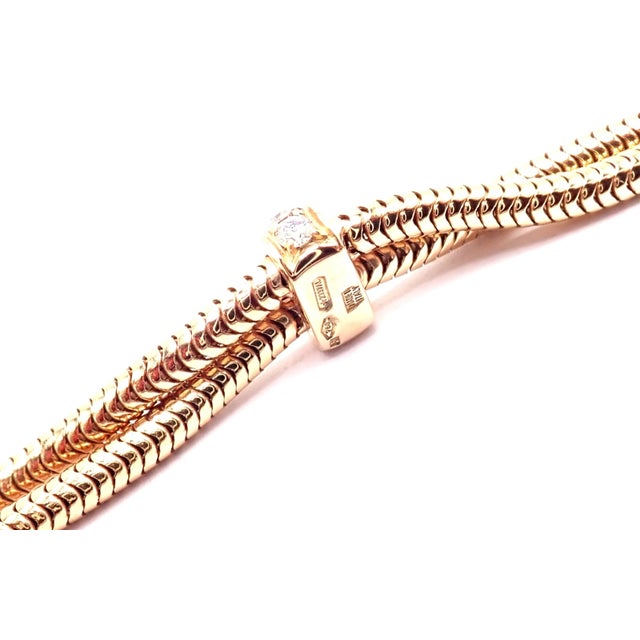 Bulgari Rose Gold Amethyst Chalcedony Tourmaline Lariat Necklace For Sale - Image 10 of 15