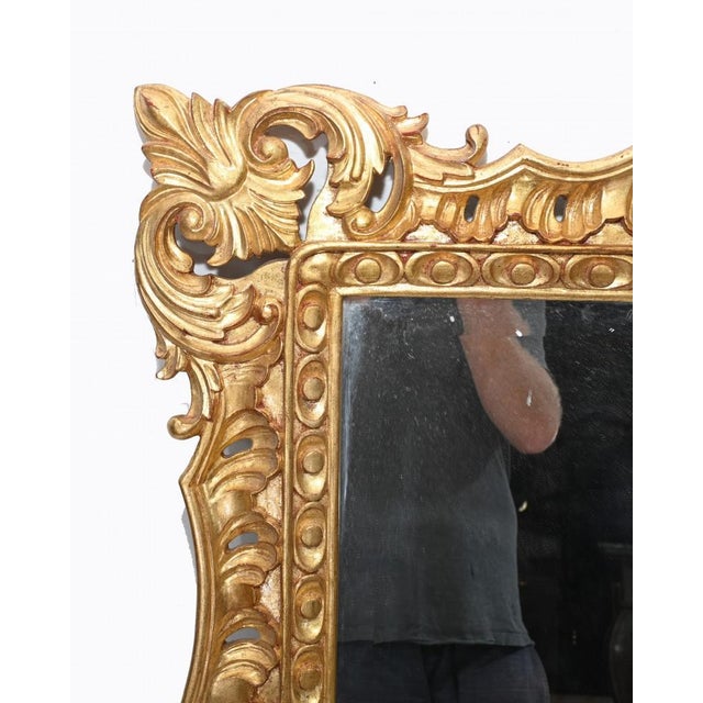 Rococo Regency Mirror Gilt Overmantle Mirror For Sale - Image 3 of 7