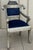 Mid 20th Century Mid-Century Anglo-Indian Klismos Style Metal Clad Chairs W/ Lions & Velvet - Pair For Sale - Image 5 of 11