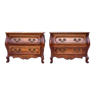 Baker Furniture French Provincial Nightstands - a Pair For Sale