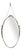 Oval Brass Wall Mirror with Neoclassical Decoration and Brass Chain, 1950s For Sale