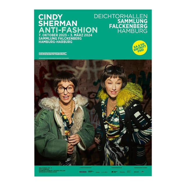 Cindy Sherman Anti Fashion Official Exhibition Poster For Sale