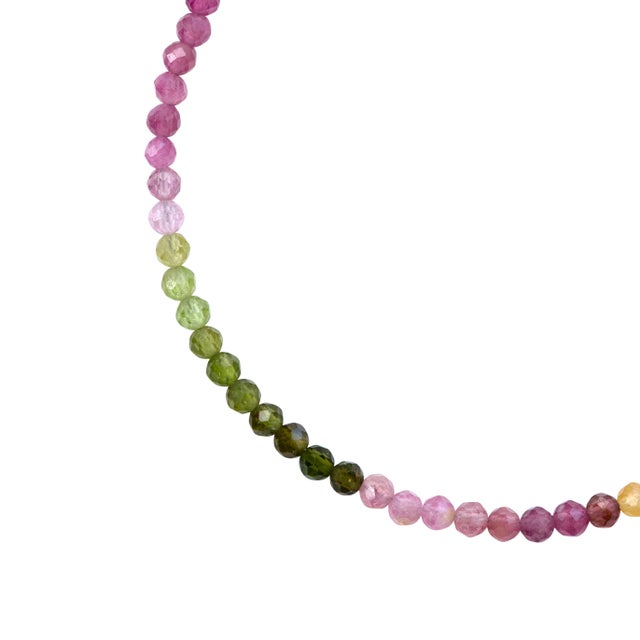 Birthstone October Rainbow Tourmaline Bracelet For Sale - Image 10 of 10