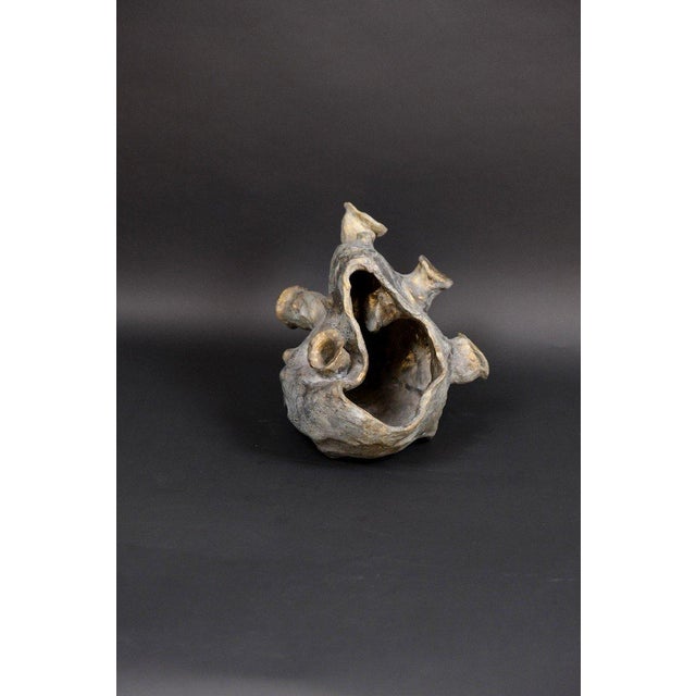 Metal Hugo Verheyen, Hunger Sculpture, 1970s, Bronze-Patinated Terracotta For Sale - Image 7 of 8