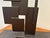 Wood 1970s Abstract Sculpture in Welded Steel Iron & Wood For Sale - Image 7 of 10