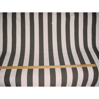 Perennials Go To Stripe Noir 100% Solution Dyed Acrylic Upholstery Fabric - 1-1/2 Yards For Sale