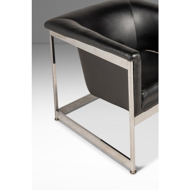 Rare Set of Two ( 2 ) Mid-Century Modern "Cube" Chairs by Milo Baughman for Thayer Coggin, Usa, C. 1960's For Sale - Image 14 of 18