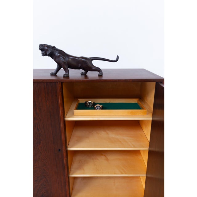 Mid-Century Modern Danish Rosewood Dresser Cabinet by Axel S. Albeck, 1950s For Sale - Image 6 of 18