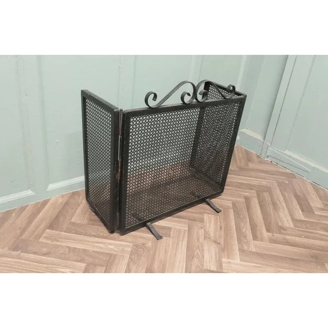 Iron Fire Guard, 1920s For Sale - Image 4 of 8