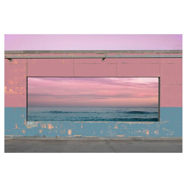 Artur Debat, Panoramic Window with the Seascape Sunset View, Photograph For Sale