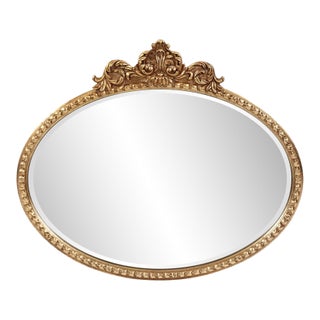Moreau Oval Mirror- Horizontal For Sale