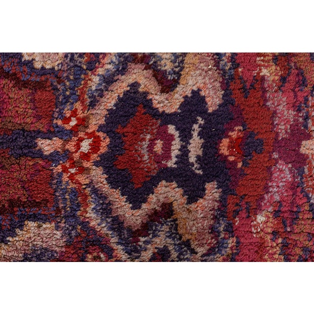 Textile Doris Leslie Blau Mid-Century Scandinavian Abstract Lavender Rug Pile For Sale - Image 7 of 8