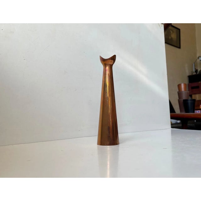 Scandinavian Mid-Century Copper Vase, 1960s For Sale - Image 6 of 9