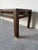 Brown Hollywood Regency Michael Taylor for Baker Far East Collection Walnut Bench / Coffee Table With Brass Accents For Sale - Image 8 of 13