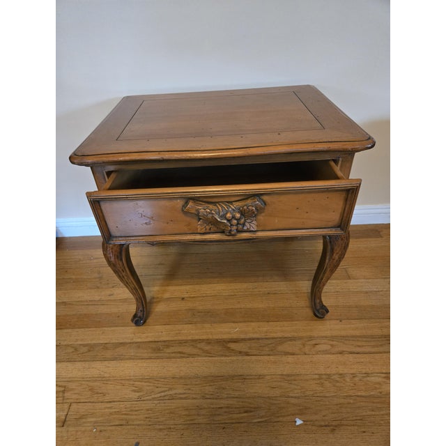 Mid 20th Century French Provincial Style Dresser & Nightstands – ‘Fraiser’, 3 Pieces For Sale - Image 13 of 14