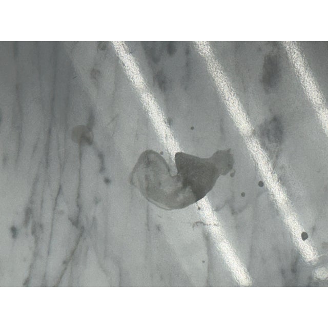 Article Mara Carrara Marble Café Table For Sale - Image 12 of 12