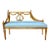 Louis XVI French Recamiere Bench Settee For Sale