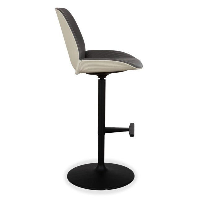 Nuez Leather Bar Stools from Andreu World, Set of 8 For Sale - Image 9 of 13