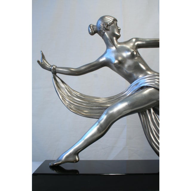 1990s Modern/deco semi-nude girl Lamp For Sale - Image 16 of 18
