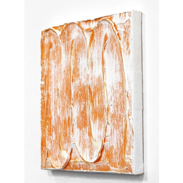 "Deep Textures 4" Contemporary Original Minimalist Abstract Mixed-Media Painting by Len Klikunas For Sale In Los Angeles - Image 6 of 9