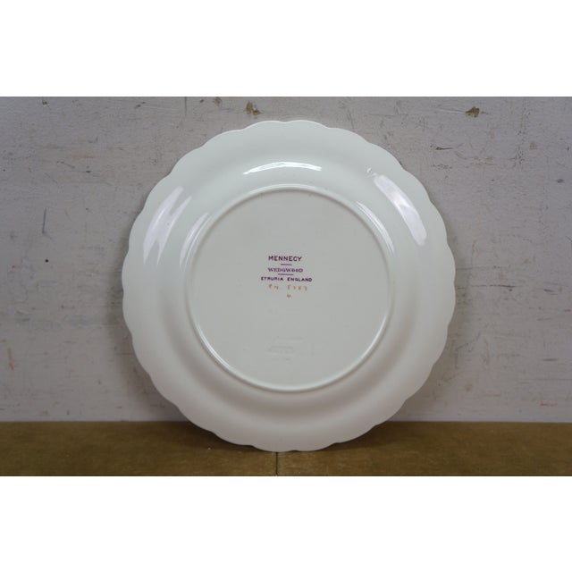 Antique Wedgwood Etruria England Mennecy 5283 Dinner Serving Plates 9" - Set of 11 For Sale - Image 14 of 14