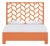 Silas Platform Bed Queen - Orange For Sale