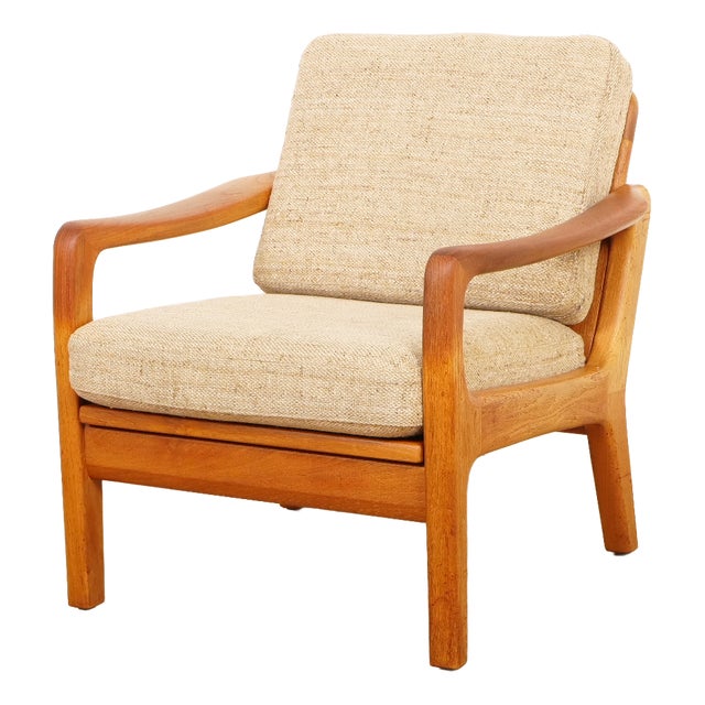 Vintage Danish Lounge Chair by Juul Kristensen, 1960s For Sale