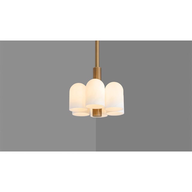 Brass Odyssey 6 Pendant For Sale - Image 8 of 9
