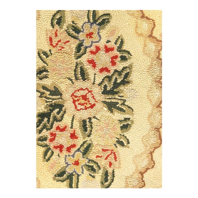 Traditional Pasargad DC Antique American Hooked Rug For Sale - Image 3 of 4