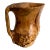 Hand Carved Olive Pitcher For Sale